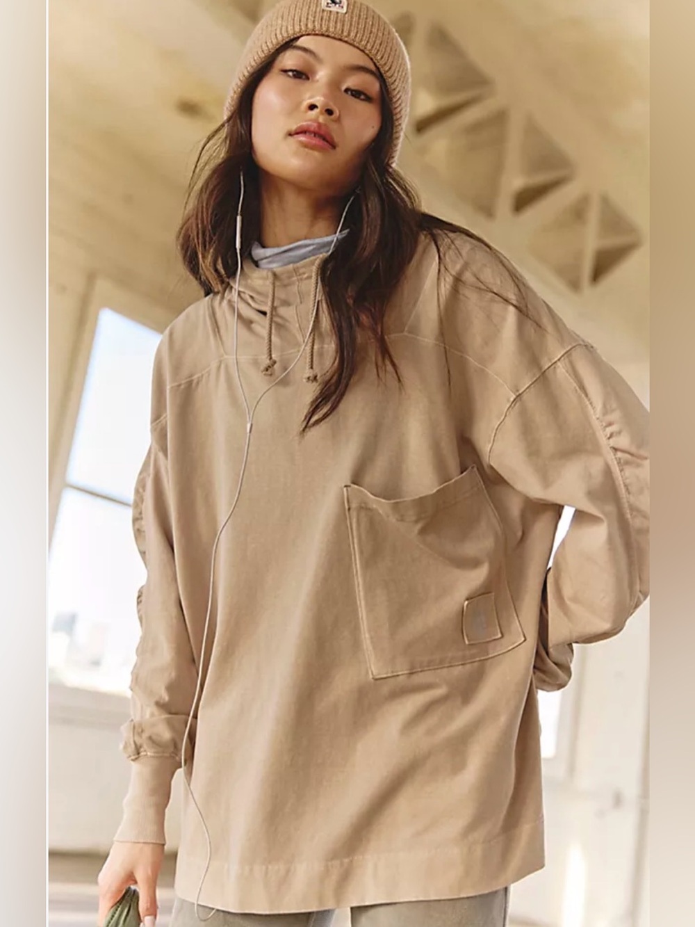 FREE PEOPLE x Movement Hot Shot Hooded Layer size small